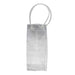 Icy Bags - Medium - A medium, transparent cooler bag with clear handles, featuring a simple design and no visible branding.