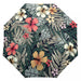Full Colour Poppins Umbrella - A full-colour umbrella featuring a vibrant floral pattern with pink, yellow, and red flowers on a green background.