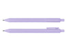 Virgo Ball Point Pen - A promotional Virgo ballpoint pen in light purple, featuring a clip and smooth design, with a logo present.