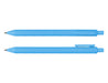 Virgo Ball Point Pen - A blue ballpoint pen with a smooth finish and a clip on the side, featuring a simple design and a tip for writing.