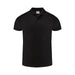 Men's Smash Polo - A black polo shirt with a classic collar and a small logo on the upper side. Suitable for casual wear.