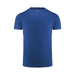 Men's Run Active Tee - A blue men's active tee with a crew neckline and short sleeves. Features a logo on the neckline.