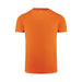 Men's Run Active Tee - An orange men's active tee with a round neckline and short sleeves. The shirt features a logo on the front.
