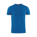 Men's Printer 160 Tee - A blue t-shirt with a crew neck and short sleeves, featuring a brand logo.