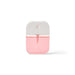 Scented 35ml Spray Sanitiser - A 35ml spray sanitiser with a pink liquid, featuring a white top and a slim nozzle for application.