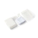 Zoe Spray & Wipe Cleanser - A white spray bottle accompanied by a cleaning cloth and a clear protective case. The bottle has a spray nozzle.