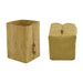 Sewo Kraft Paper Storage Bag – Small - A small storage bag made of kraft paper, featuring a simple design in a light brown colour with a logo.