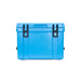 25L Cooler Box - A blue cooler box with black clips and a sturdy handle, designed for keeping items cold.