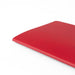 A5 Thin PU Cover Notebook - A5 thin notebook with a smooth red PU cover, featuring clean stitching along the edges and a subtle logo.