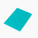 A5 Thin PU Cover Notebook - A5 thin PU cover notebook in a vibrant turquoise colour, featuring a simple design with a logo.