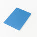 A5 Thin PU Cover Notebook - A5 thin notebook with a blue PU cover. Features a simple design and has a logo on the front.