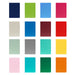 A5 Thin PU Cover Notebook - A collection of A5 thin PU cover notebooks in various colours, arranged in a grid format. Each notebook has a plain cover.