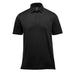 Men's Sonora H2X-Dry Polo - A black polo shirt featuring a collar, short sleeves, and a logo. Suitable for casual or smart casual wear.