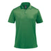 Men's Monterey Polo - A green men's polo shirt featuring a collar and a logo on the chest area.