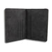 Traveller Passport Wallet - A grey travel wallet featuring slots for cards and a compartment for tickets, with RFID protection.