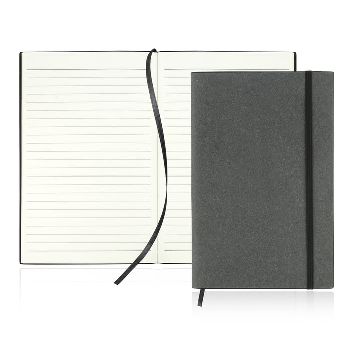 A5 Soft Touch Recycled Notebook - Custom Promotional Product