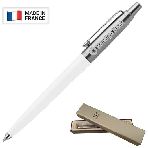 Metal Pen Ballpoint Parker Jotter Originals White - Custom Promotional Product