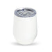 Zen Mirror Finish Mugs (350mL) - A drink bottle in a white finish with a clear lid, featuring a logo. Ideal for beverages.