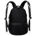 Swissdigital Vector Backpack - A black backpack with padded shoulder straps and textured fabric, featuring a logo.