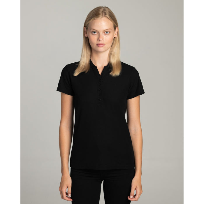 Ladies Sundance Black Polo - Custom Promotional Product