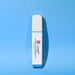 Eco Highlighter - A highlighter in a light blue casing with a white body and a logo, designed for eco-friendly use.