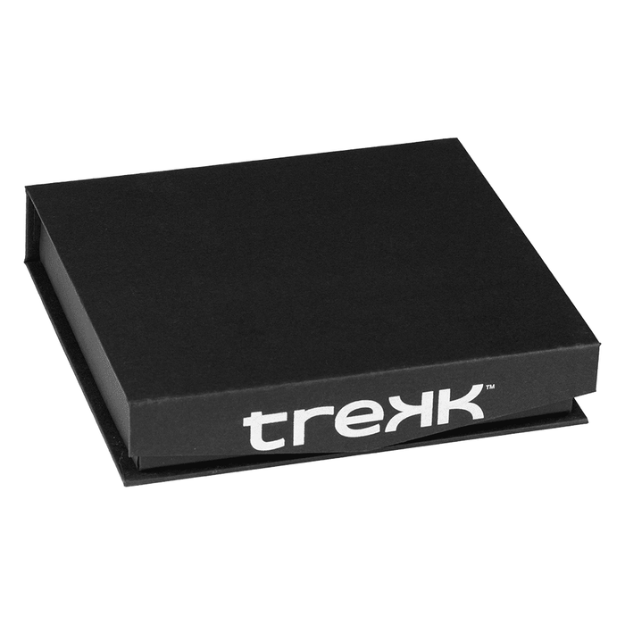 Trekk Survival Multi-Tool - A black box containing the Trekk Survival Multi-Tool, featuring a logo on the front.