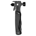 Trekk Survival Hammer & Multi-Tool - A multi-tool featuring a stainless steel hammer, hex tool, and a textured black handle with a logo.