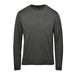 Men's Settebello L/S Tee - A long-sleeve t-shirt in a dark olive green colour with a simple design and a logo.