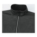 Women's Joris Eco Waterproof Softshell Vest - A black women's eco waterproof softshell vest featuring a high collar and a front zip, with a logo.