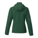 Women's TOBA Packable Jacket - A green women's packable rain jacket with a hood, featuring a simple design and no visible branding.