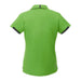 Women's Cerrado Short Sleeve Performance Polo - A green short sleeve polo shirt with a collar and a subtle logo at the back.