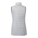 Women's Telluride Lightweight Packable Insulated Puffer Vest - A lightweight, packable women's puffer vest in a soft grey colour, featuring a quilted pattern and a collar.