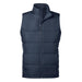 Men's Sierra Thermal Vest - A navy thermal vest featuring a zip closure and a padded design, ideal for layering in cooler weather.