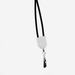 The Power Band Charging Lanyard - 60W - A black charging lanyard with a white attachment, featuring a clip for securing items.