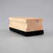 Bonack Wood Whiteboard Eraser - A wooden whiteboard eraser featuring a smooth wooden top and a black felt bottom.