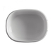 The Lunch Box 800ml - A white lunch box with a smooth interior and rounded edges. It has a logo on the side.