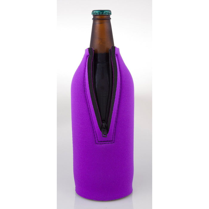 Neoprene Zipper Up Wine Cooler - For Champagne Too!