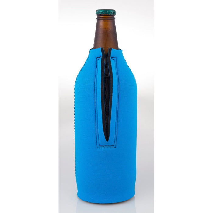 Zip up bottle cooler 750ml - Promotional Drinkwear