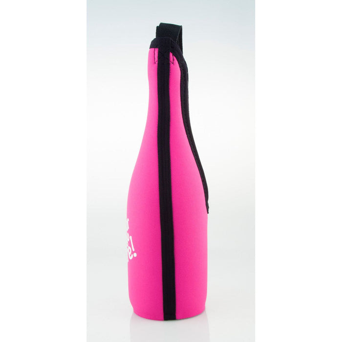 Zip up champagne bottle cooler