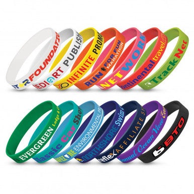 Silicone Wrist Band - Indent