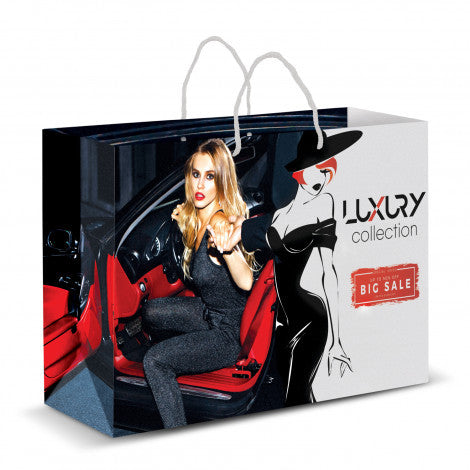 Extra Large Laminated Paper Carry Bag - Full Colour Print