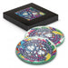 Venice Glass Coaster Set of 2 Round - Full Colour Print