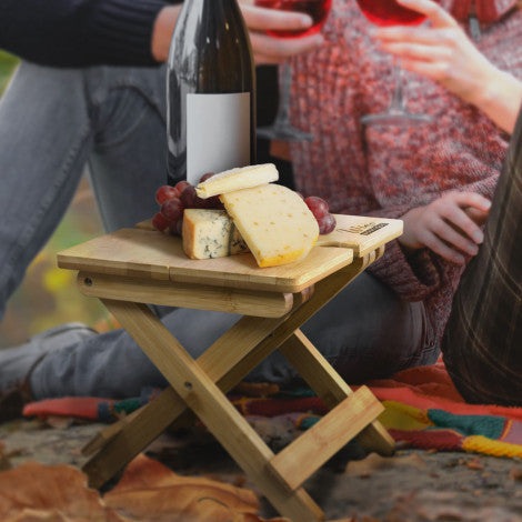 Bamboo Folding Wine Table