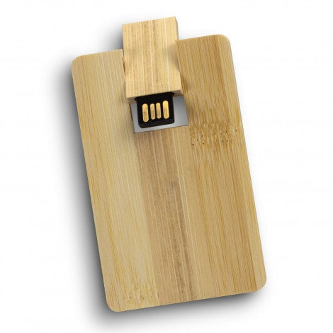 Bamboo Credit Card Flash Drive 8GB