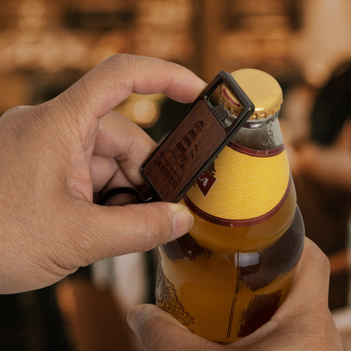 Santo Bottle Opener Key Ring