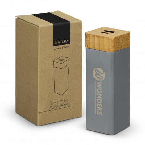 Limestone Power Bank - Custom Promotional Product