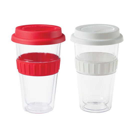 Plastic Double-Walled Mug