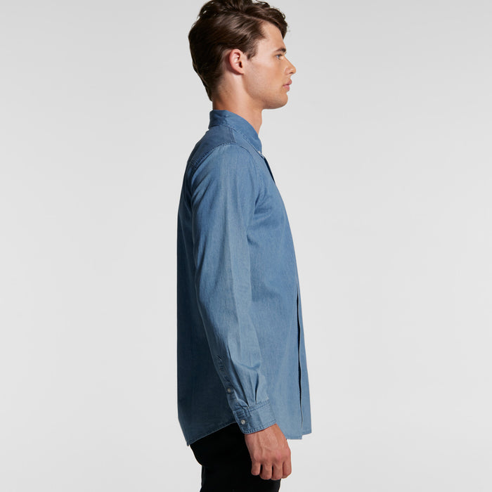 AS Colour Mens Blue Denim Shirt