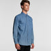 AS Colour Mens Blue Denim Shirt