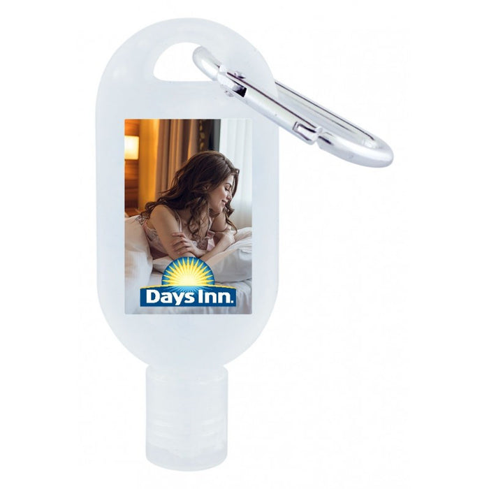 30ml Hand Sanitiser With Carabiner - Custom Promotional Product